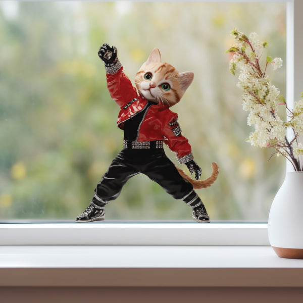 80s Cat Decal