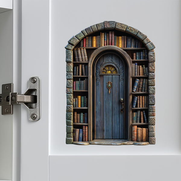 Library Fairy Door Decal