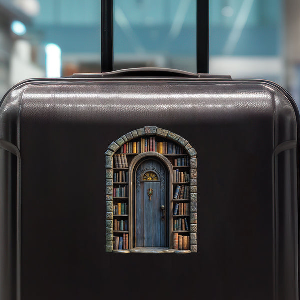 Library Fairy Door Decal