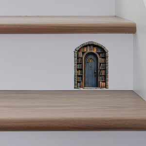 Library Fairy Door Decal