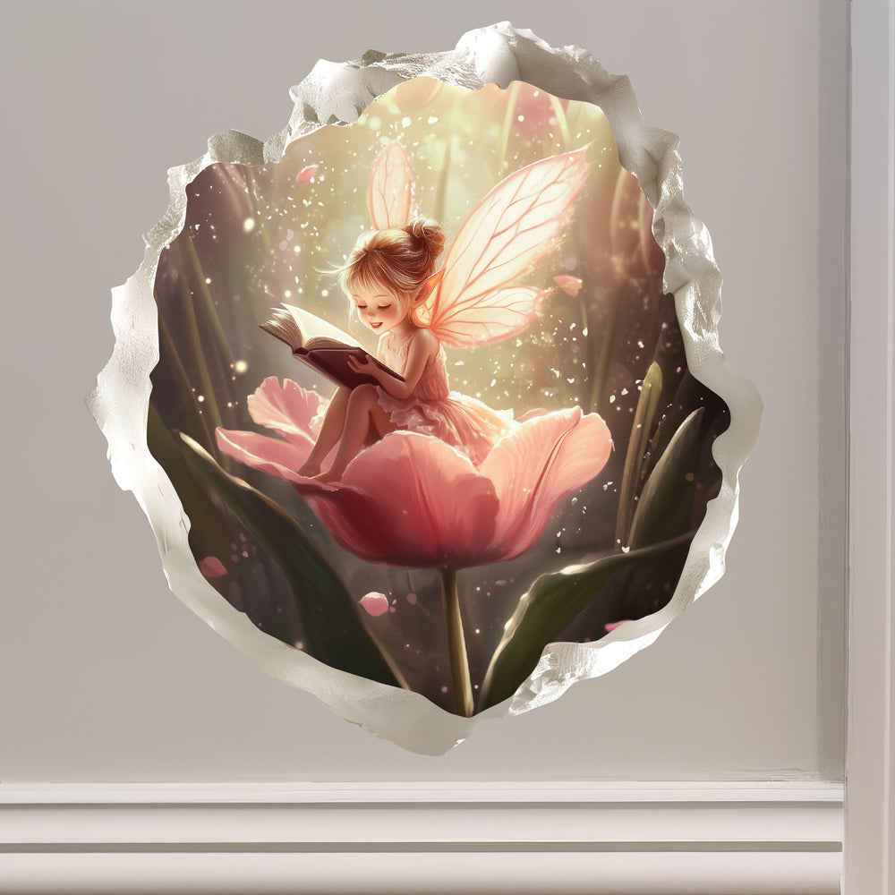 Tulip Fairy Wall Decal