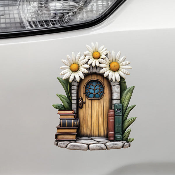 Daisy Fairy Door Decal