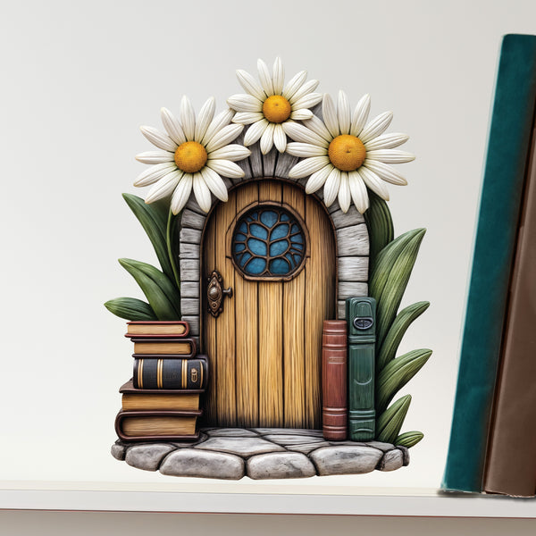 Daisy Fairy Door Decal
