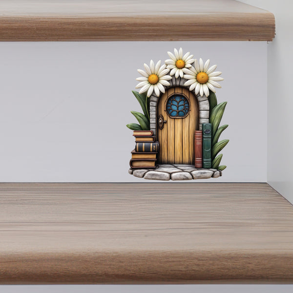 Daisy Fairy Door Decal