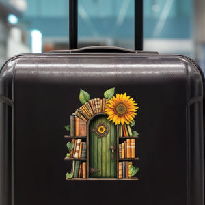 Sunflower Fairy Door Decal