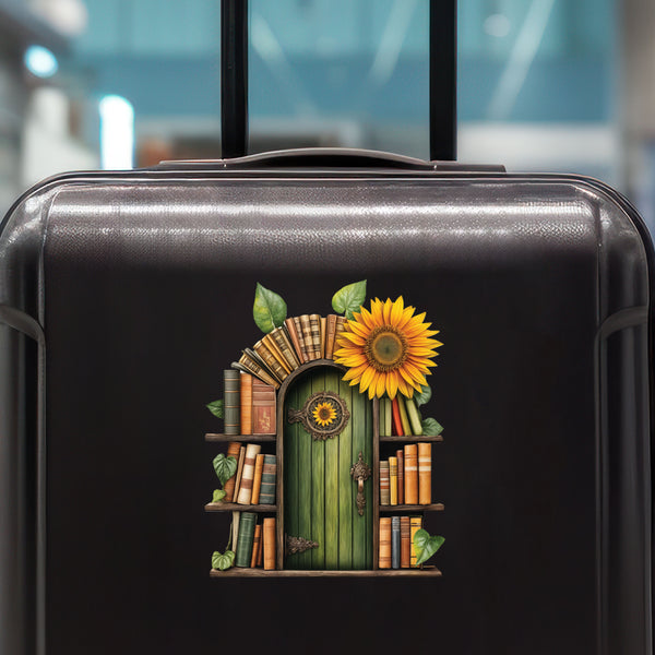 Sunflower Fairy Door Decal