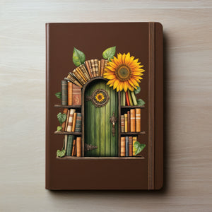 Sunflower Fairy Door Decal