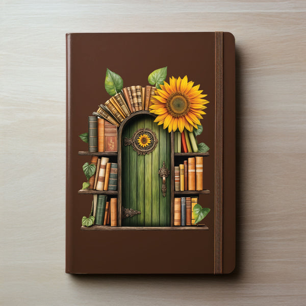Sunflower Fairy Door Decal
