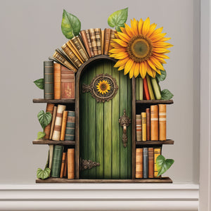 Sunflower Fairy Door Decal
