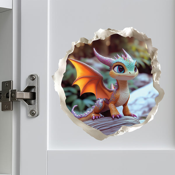 Baby Dragon Wall Decal