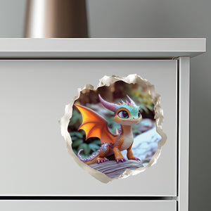 Baby Dragon Wall Decal