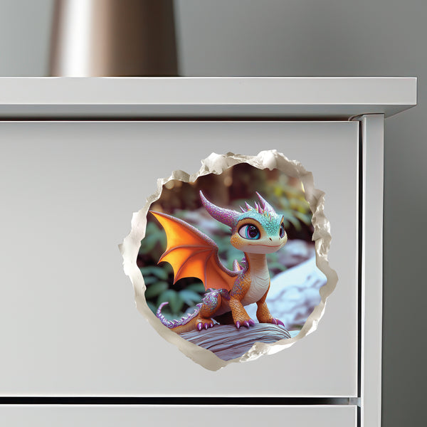 Baby Dragon Wall Decal