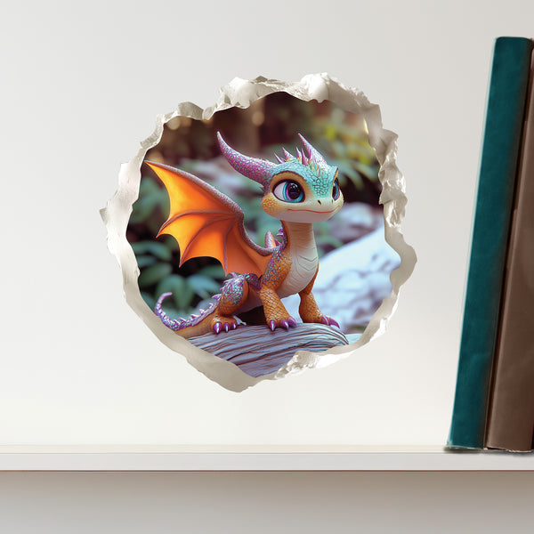 Baby Dragon Wall Decal