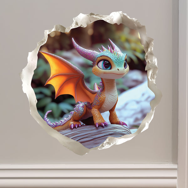 Baby Dragon Wall Decal