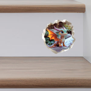 Baby Dragon Wall Decal