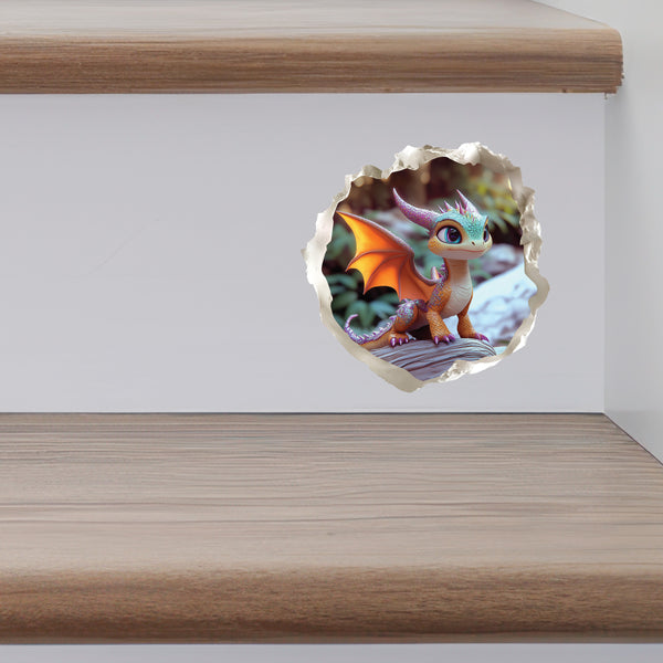 Baby Dragon Wall Decal