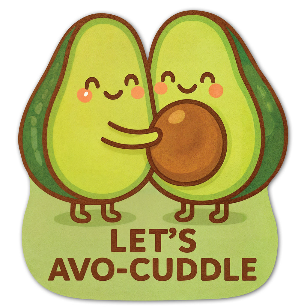 Avocado Pun Sticker