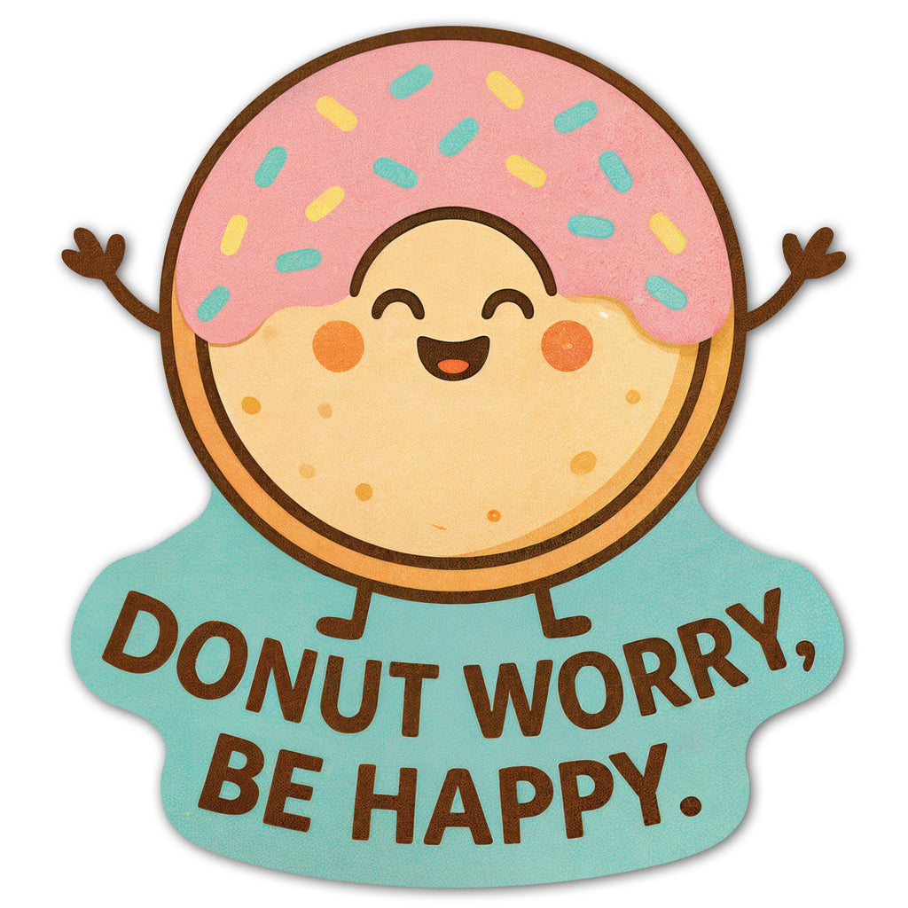 Donut Pun Sticker