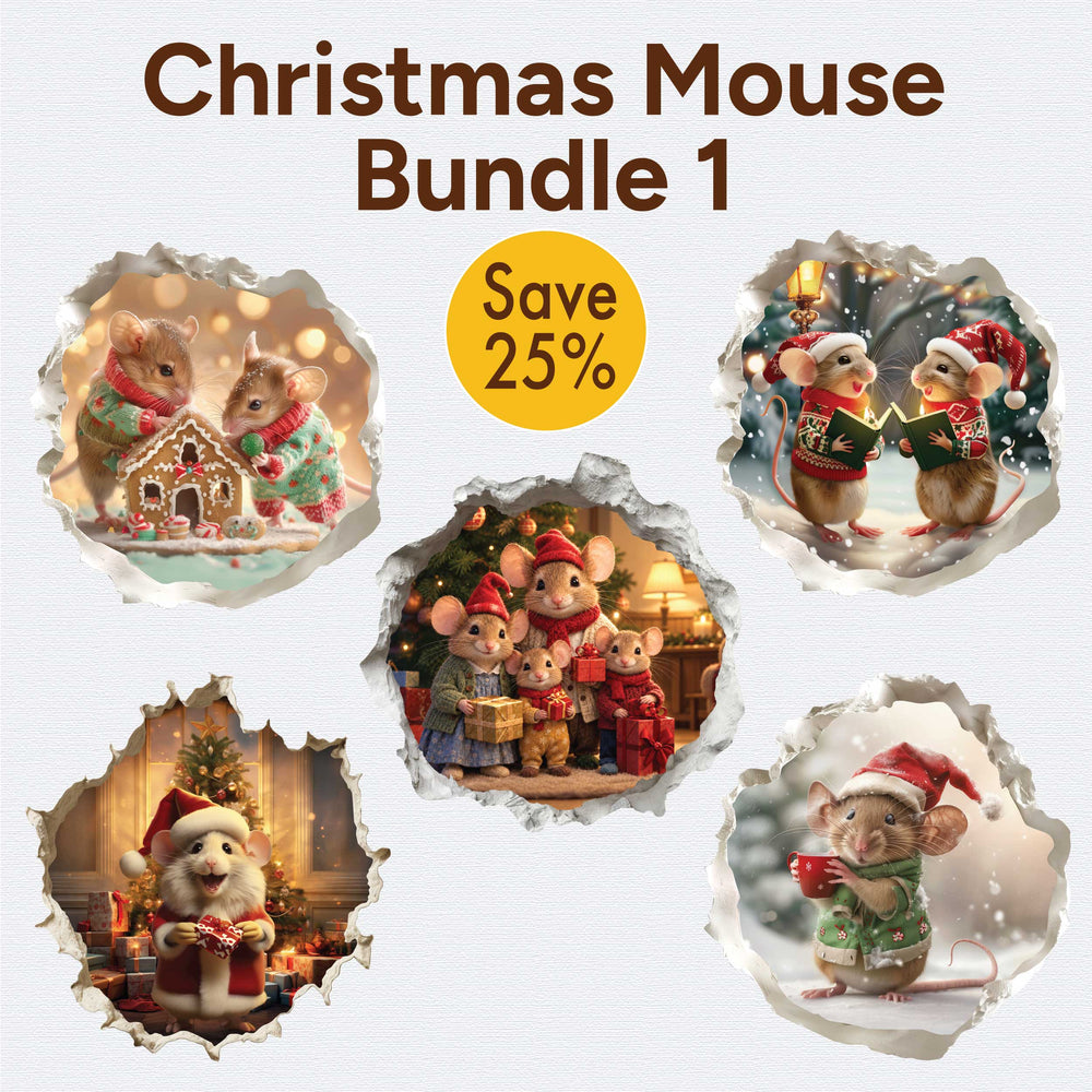 Christmas Mouse Bundle 1