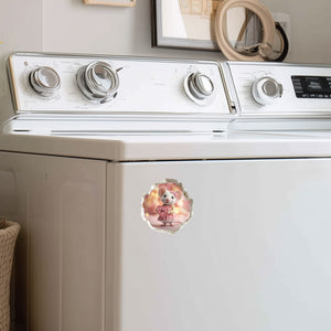 Be My Valentine Mouse Hole Decal