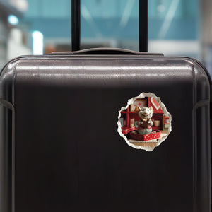 Valentine's Day Chocolate Mouse Hole Decal