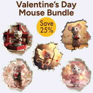 Valentine's Day Mouse Hole Bundle