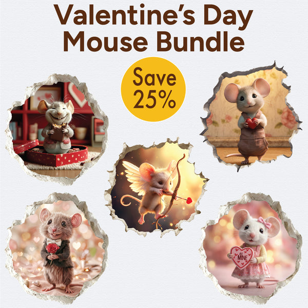 Valentine's Day Mouse Hole Bundle