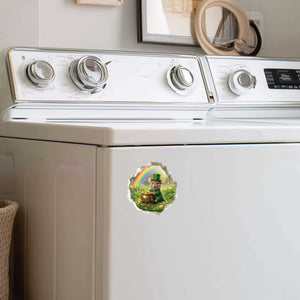 Saint Patrick's Day Leprechaun Mouse Hole Decal