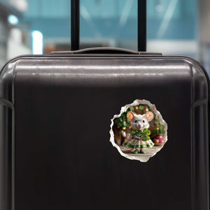 Shamrock Sweetie St. Patrick’s Day Mouse Hole Decal