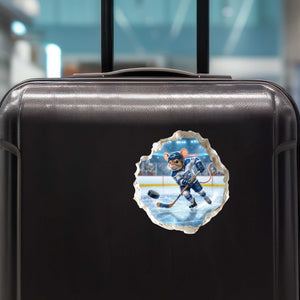 Ice Hockey Mouse Hole Decal