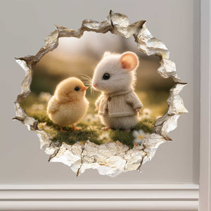 Easter Friends Mouse Hole Decal Bundle