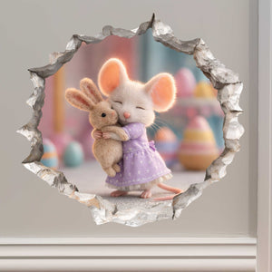 Easter Friends Mouse Hole Decal Bundle