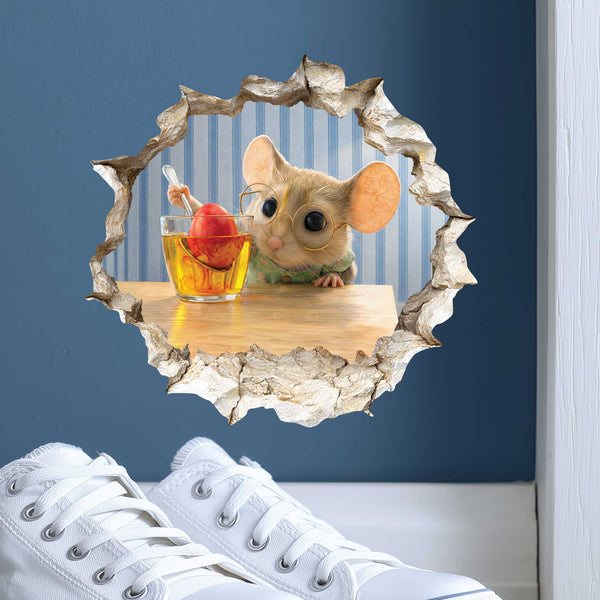 Wallington Mice Easter Tales Hardback Book with Mouse Hole & Egg Decals