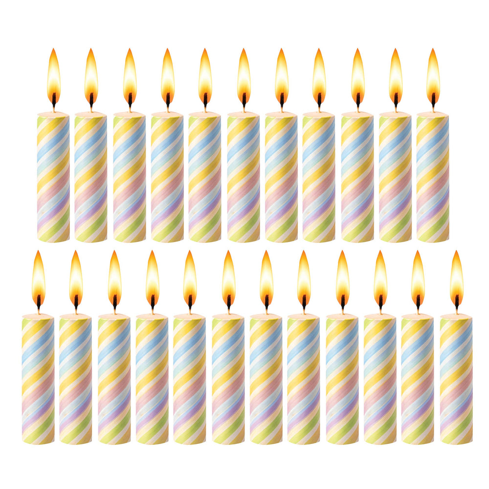 Happy Birthday Candle Decals - Set of 17