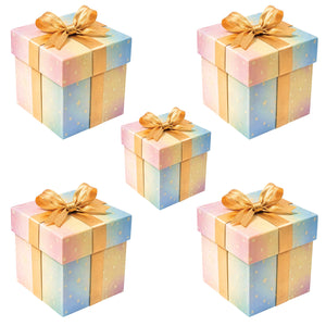 Happy Birthday Present Decals - Set of 5