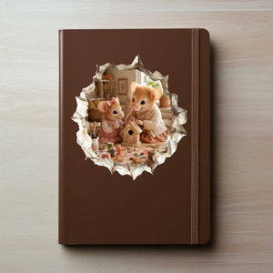 Granddaughter and Grandma Craft Day Mouse Hole Decal