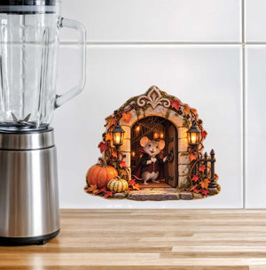 Halloween Vampire Dracula Mouse Hole Decal