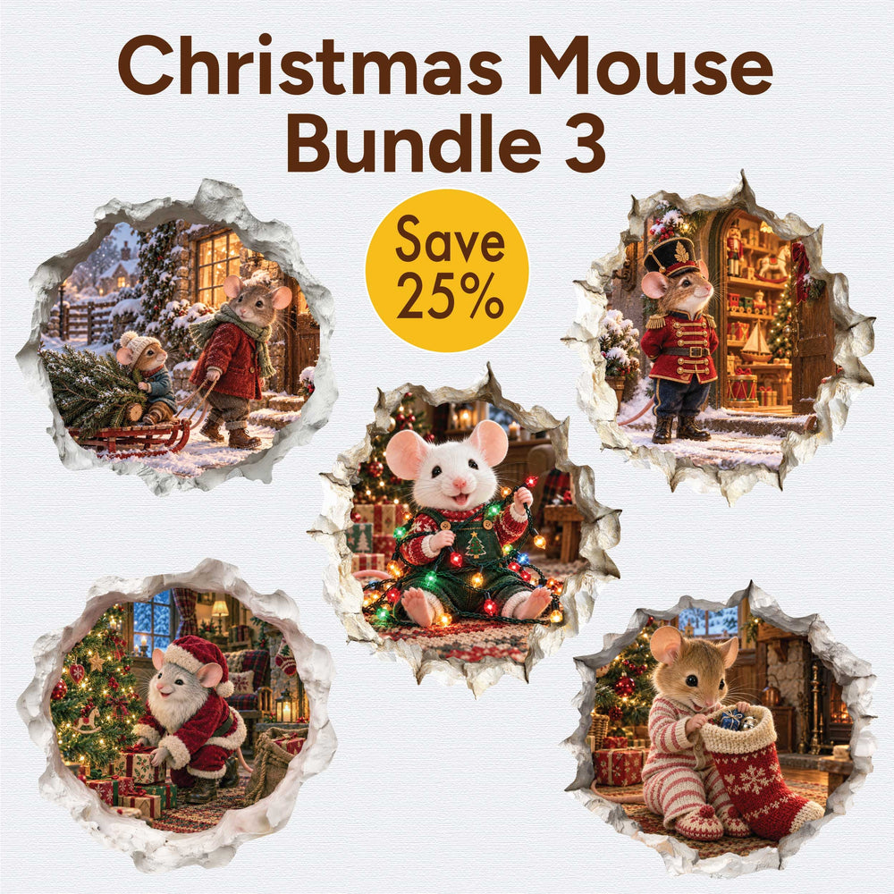 Christmas Mouse Bundle 3