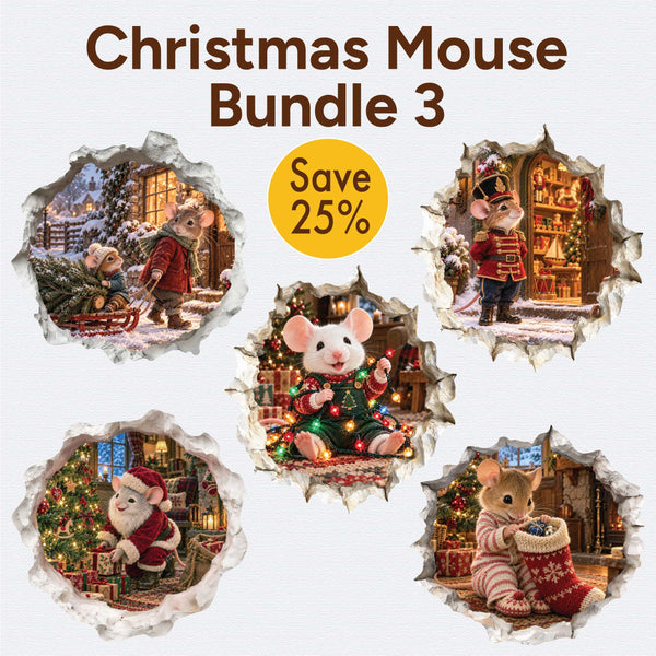 Christmas Mouse Bundle 3