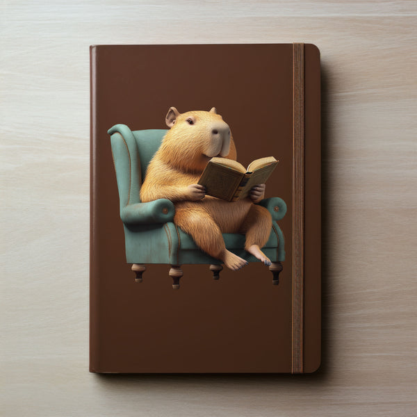 Capybara Notebook Sticker