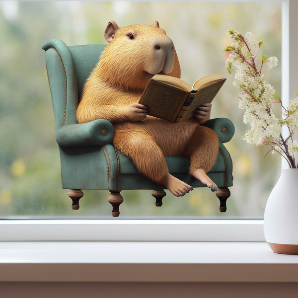 Capybara Window Sticker