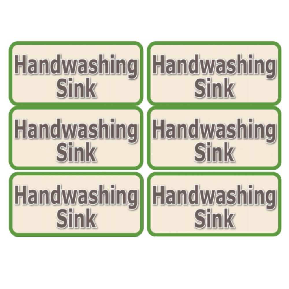 Handwashing Sink Signs