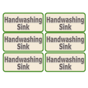 Handwashing Sink Signs