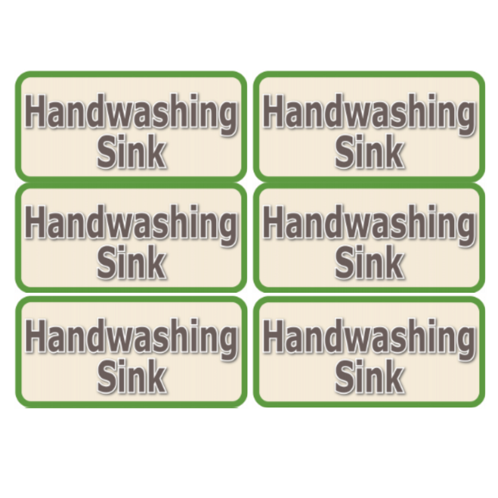 Handwashing Sink Signs