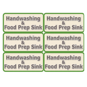 Handwashing & Food Prep Sink
