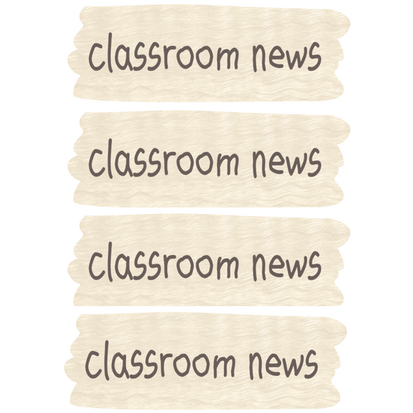 Classroom News