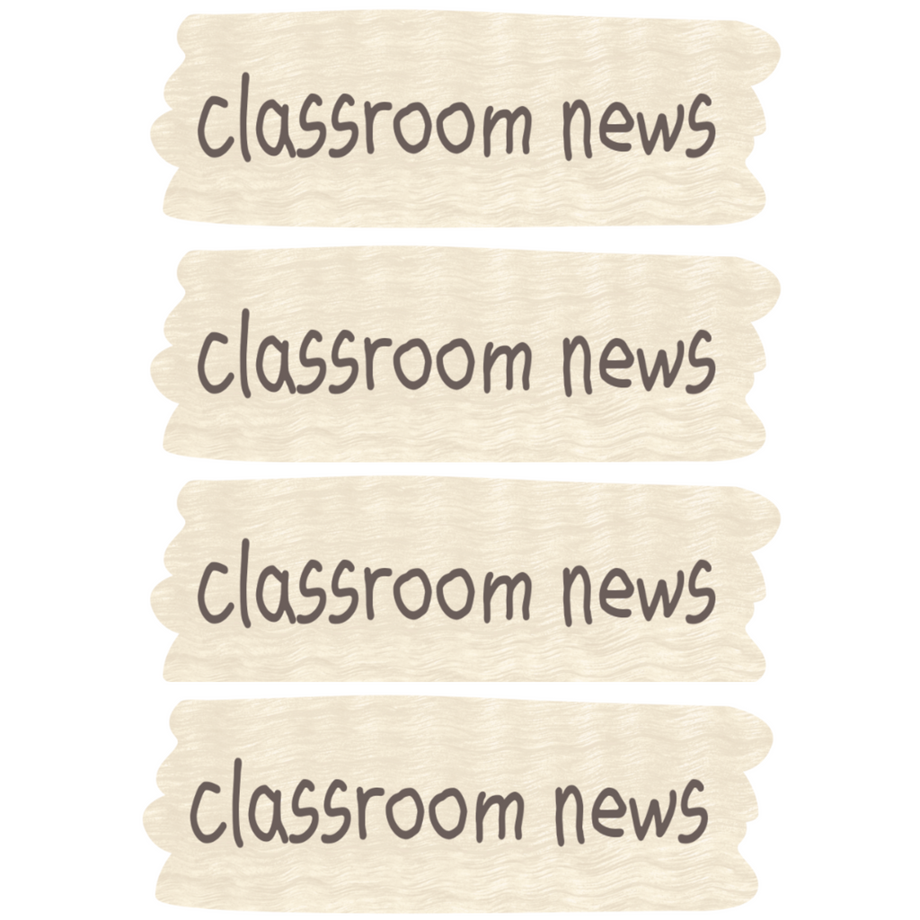 Classroom News