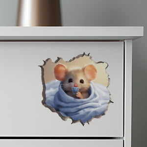 Baby Boy Mouse decal on dresser