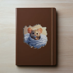 Baby Boy Mouse decal on notebook