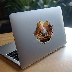 Baking Gnome Hole Decal - My Wonderful Walls